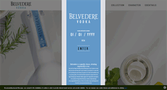 Desktop Screenshot of belvederevodka.com
